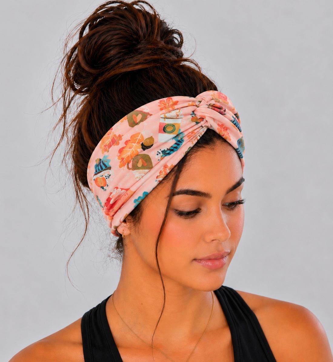 Fall Pumpkin Twist Headband