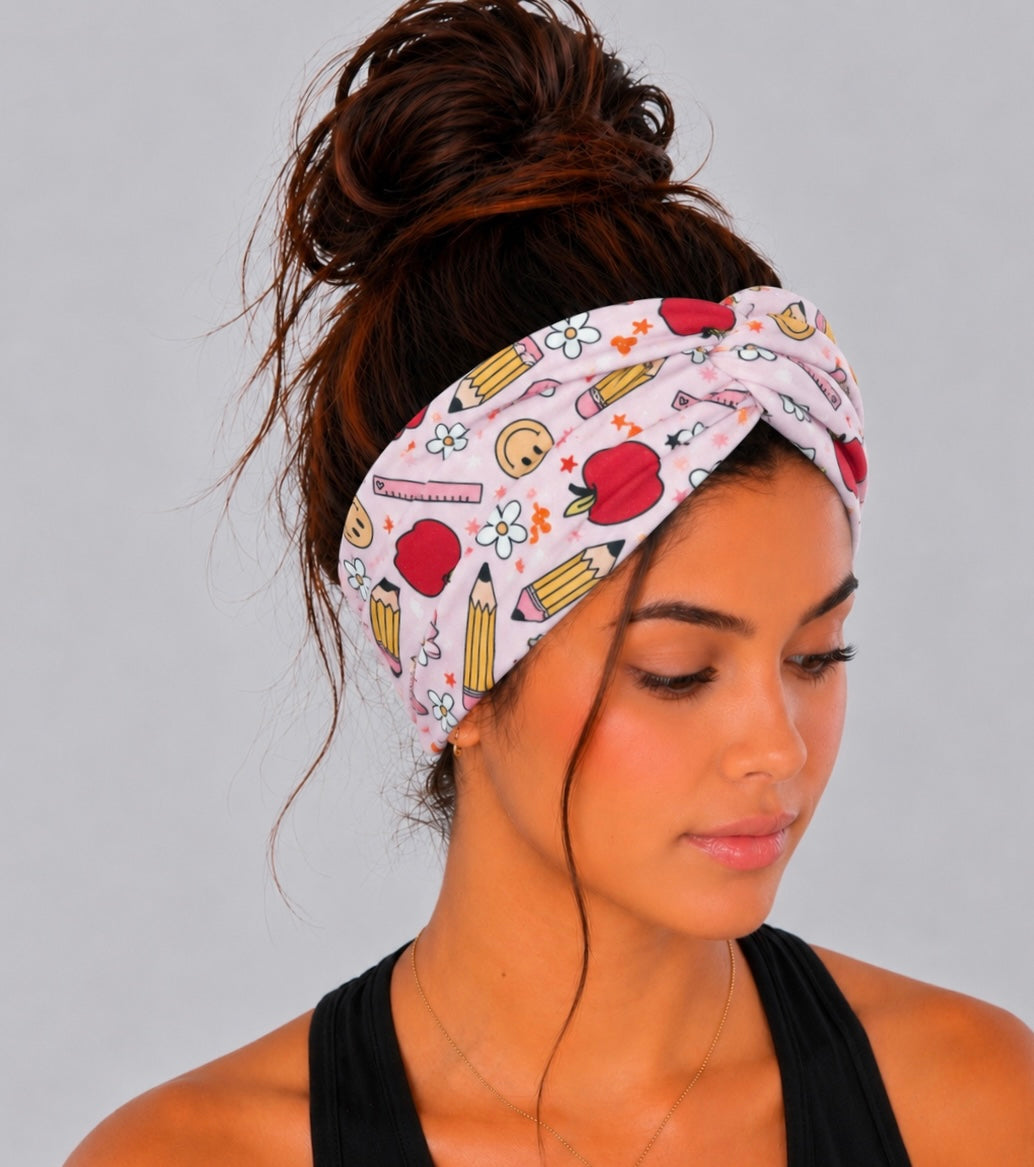 School Twist Headband