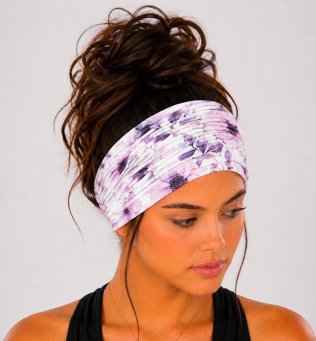 Extra Wide Knit Scrunch Headband