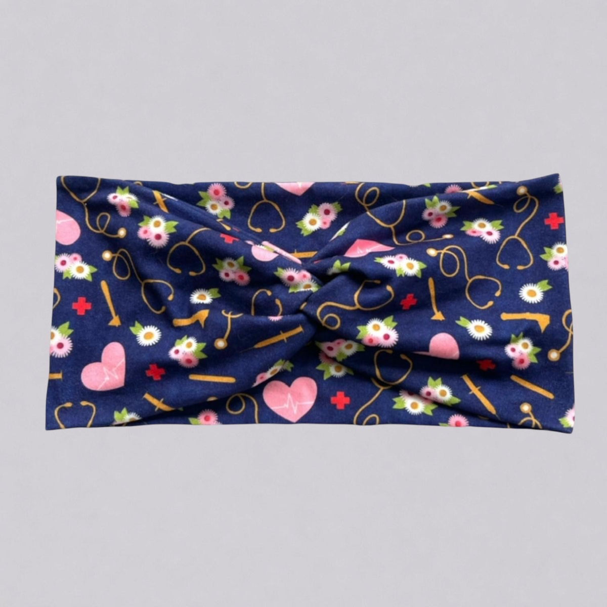 Healthcare Worker Print Twist Headband