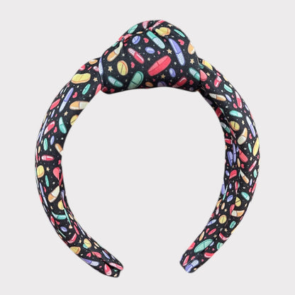 Colorful Pills Padded Headband