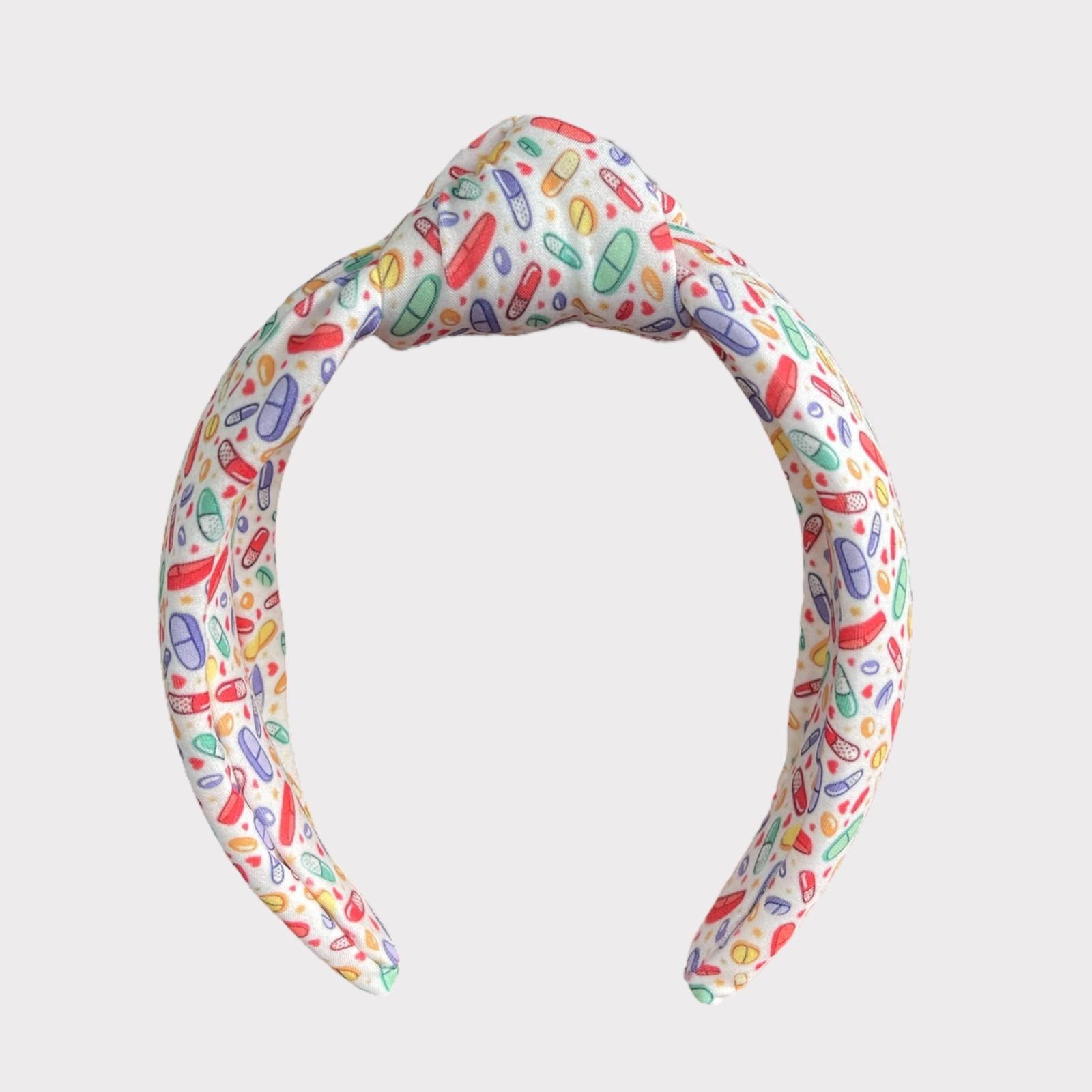 Colorful Pills Padded Headband 