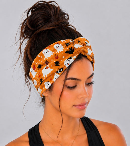 Spooky Ghost Twist Headband