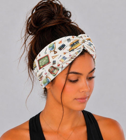 Back to school Teacher Twist Headband