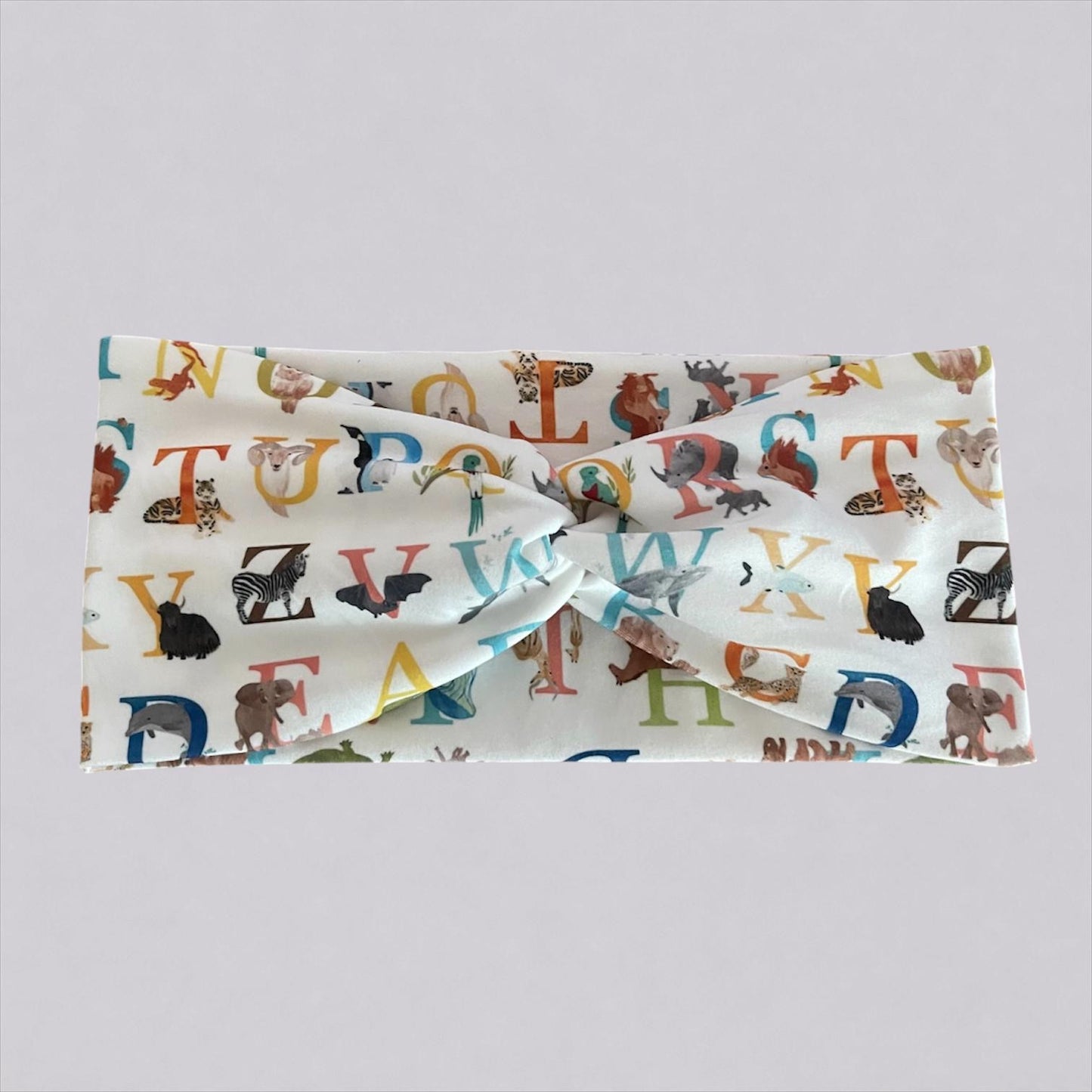 Back To School Alphabet Twist Headband