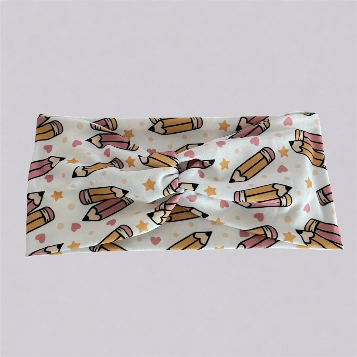 Pencil Back To School Twist Headband
