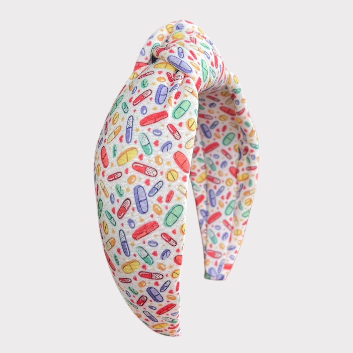 Colorful Pills Padded Headband 