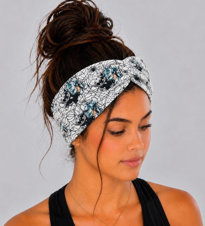 Spider Halloween Stitch Twist Headband